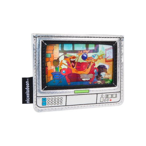 Loungefly Porta-cartões TV Retro triplo lenticular Nickelodeon Shows