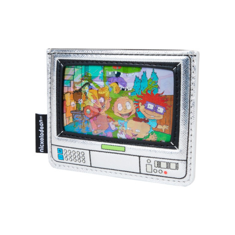 Loungefly Porta-cartões TV Retro triplo lenticular Nickelodeon Shows