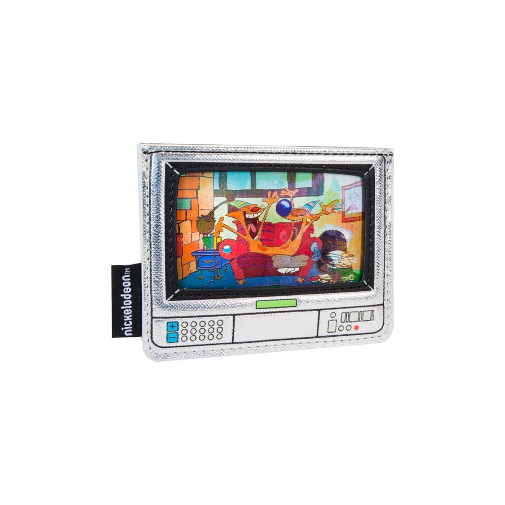 Loungefly Porta-cartões TV Retro triplo lenticular Nickelodeon Shows