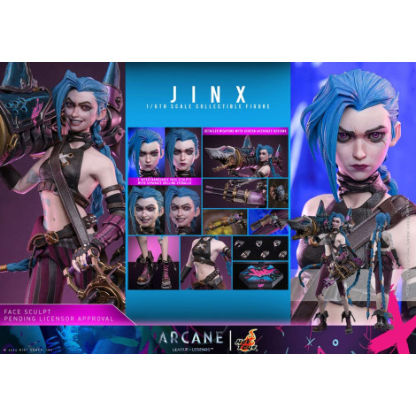 Hot Toys Figura 1:6 Jinx Arcane 27cm