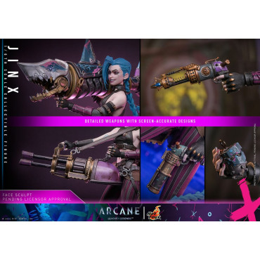 Hot Toys Figura 1:6 Jinx Arcane 27cm