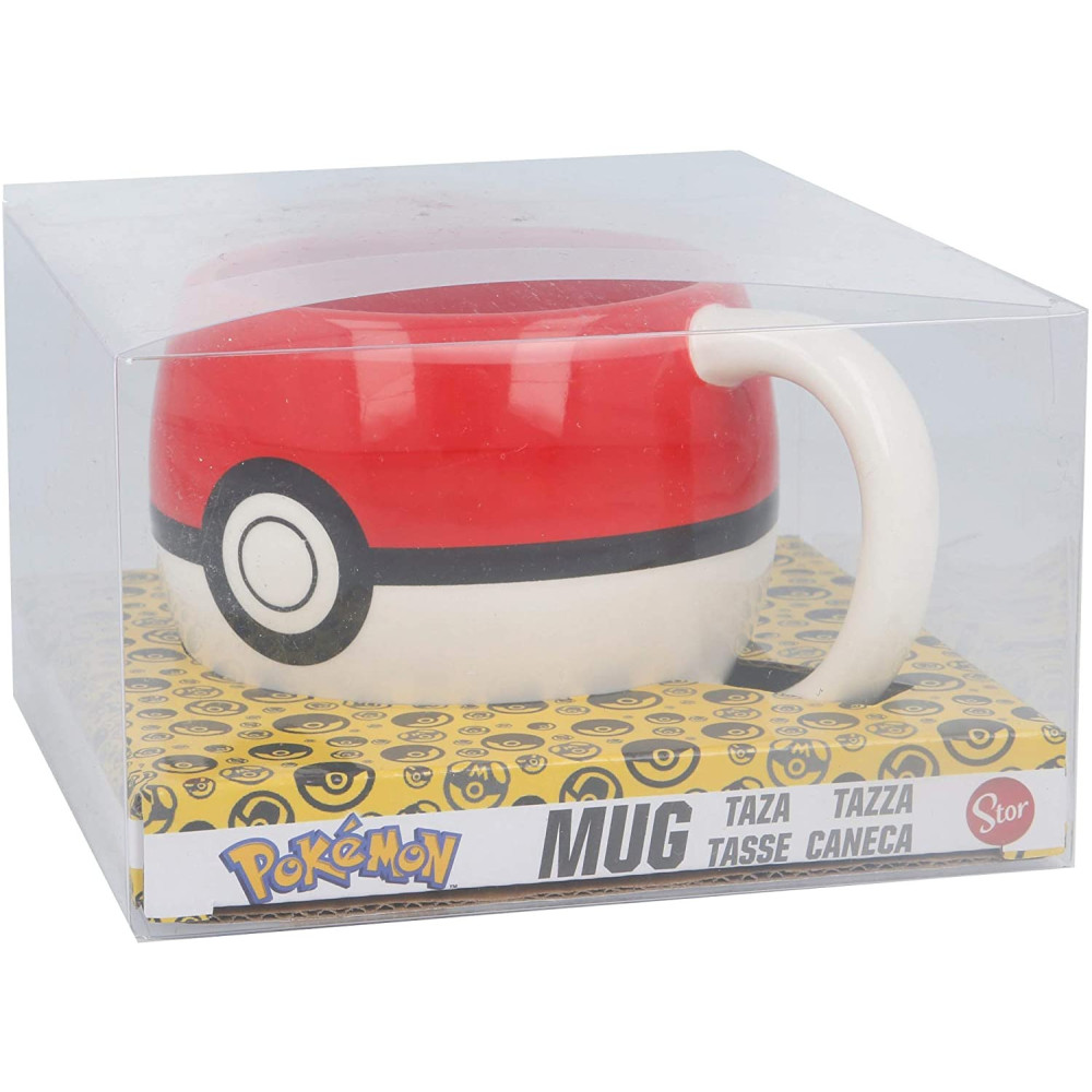 Caneca Pokeball 3D Pokemon 440 ml