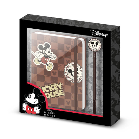 Mickey Mouse Caixa de oferta de agenda e caneta Viagem Disney