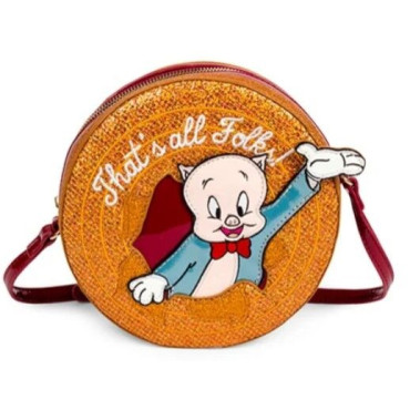 Loungefly Bolsa de ombro Porky Nicole Design