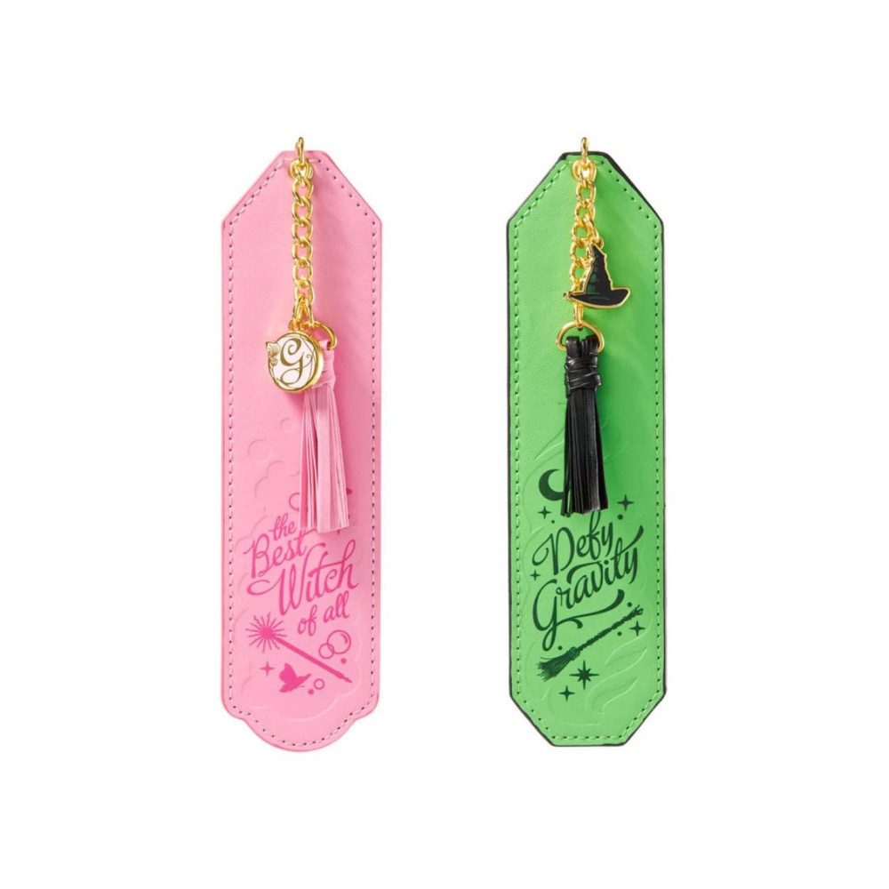 Conjunto de marcadores de livros de Glinda e Elphaba Wicked