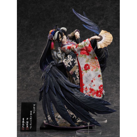 Overlord 1/4 Albedo Boneca Japonesa 49 Cm Figura