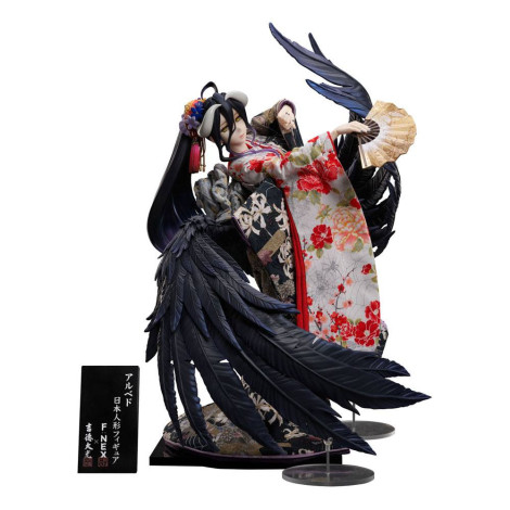 Overlord 1/4 Albedo Boneca Japonesa 49 Cm Figura