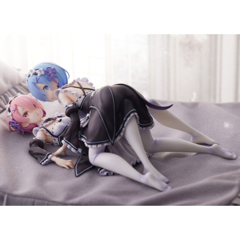 Figura Re:Zero Iniciando a Vida em Outro Mundo 1/7 Ram & Rem 9 Cm