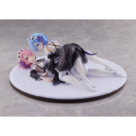 Figura Re:Zero Iniciando a Vida em Outro Mundo 1/7 Ram & Rem 9 Cm