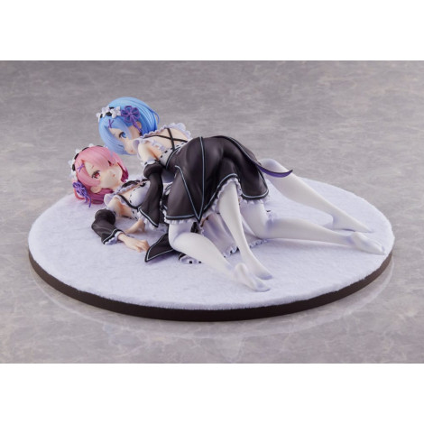 Figura Re:Zero Iniciando a Vida em Outro Mundo 1/7 Ram & Rem 9 Cm