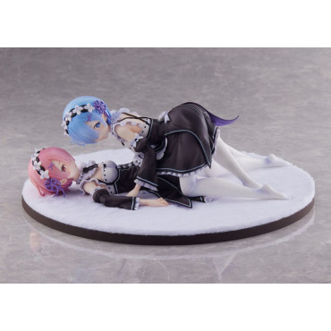 Figura Re:Zero Iniciando a Vida em Outro Mundo 1/7 Ram & Rem 9 Cm