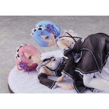 Figura Re:Zero Iniciando a Vida em Outro Mundo 1/7 Ram & Rem 9 Cm