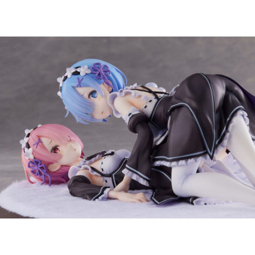 Figura Re:Zero Iniciando a Vida em Outro Mundo 1/7 Ram & Rem 9 Cm