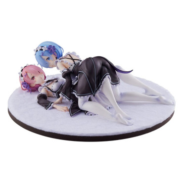 Figura Re:Zero Iniciando a Vida em Outro Mundo 1/7 Ram & Rem 9 Cm