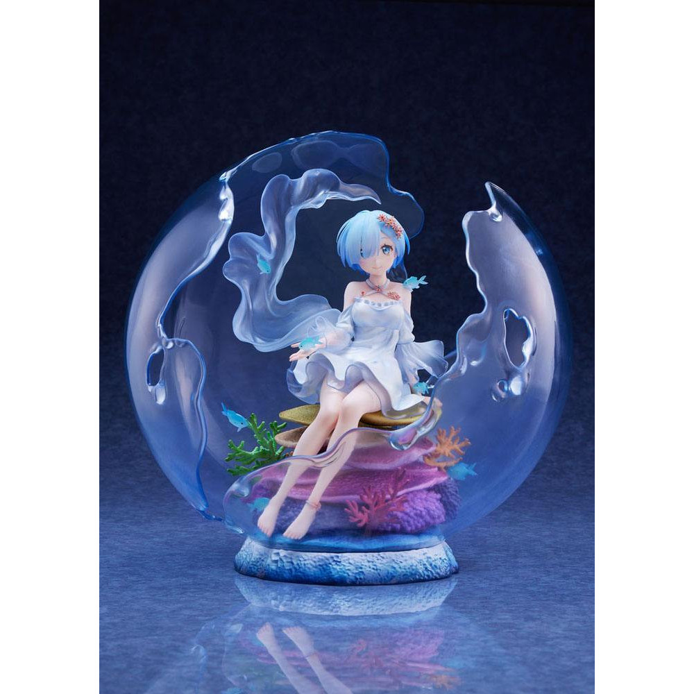 Figura Re:Zero Starting Life In Another World 1/7 Rem Aqua Orb Ver. 25 Cm