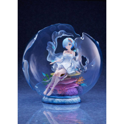 Figura Re:Zero Starting Life In Another World 1/7 Rem Aqua Orb Ver. 25 Cm