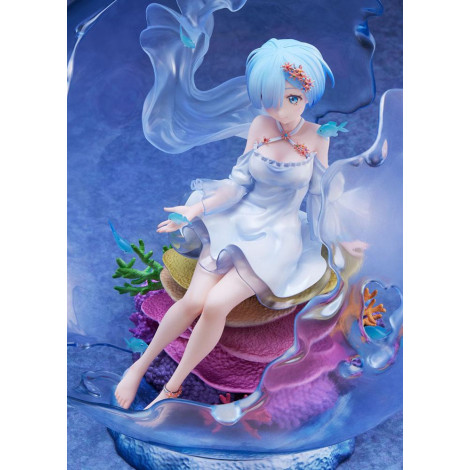 Figura Re:Zero Starting Life In Another World 1/7 Rem Aqua Orb Ver. 25 Cm