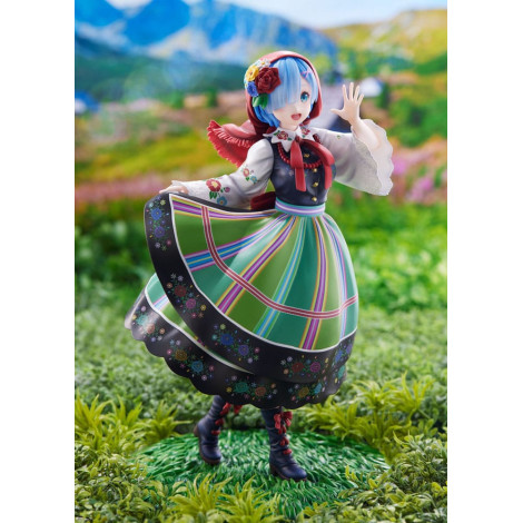 Figura Re:Zero Starting Life In Another World 1/7 Rem Country Dress Ver. 23 Cm