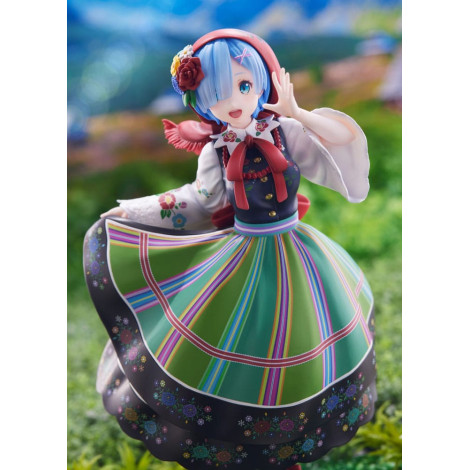 Figura Re:Zero Starting Life In Another World 1/7 Rem Country Dress Ver. 23 Cm