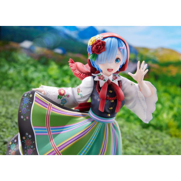 Figura Re:Zero Starting Life In Another World 1/7 Rem Country Dress Ver. 23 Cm