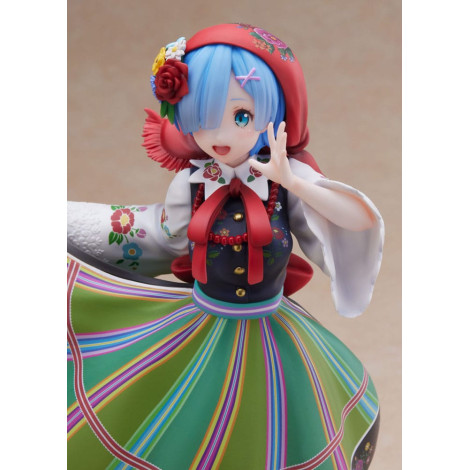 Figura Re:Zero Starting Life In Another World 1/7 Rem Country Dress Ver. 23 Cm