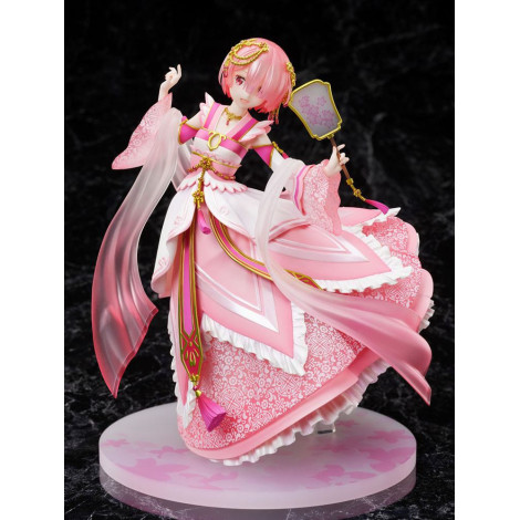 Figura Re:Zero - Começando a vida em outro mundo - 1/7 Ram Hanfu 24 Cm