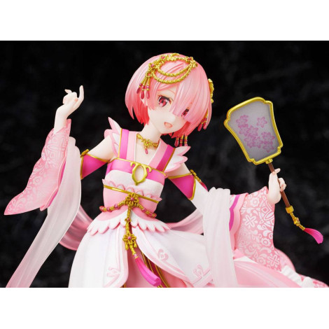 Figura Re:Zero - Começando a vida em outro mundo - 1/7 Ram Hanfu 24 Cm