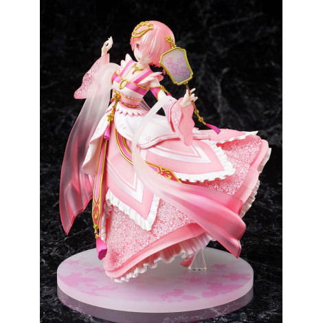 Figura Re:Zero - Começando a vida em outro mundo - 1/7 Ram Hanfu 24 Cm