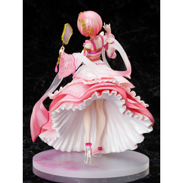 Figura Re:Zero - Começando a vida em outro mundo - 1/7 Ram Hanfu 24 Cm