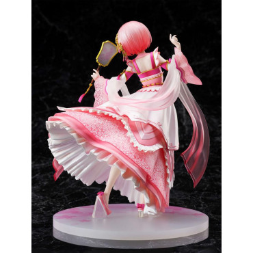 Figura Re:Zero - Começando a vida em outro mundo - 1/7 Ram Hanfu 24 Cm