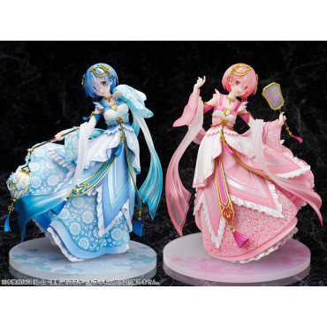 Figura Re:Zero - Começando a vida em outro mundo - 1/7 Ram Hanfu 24 Cm