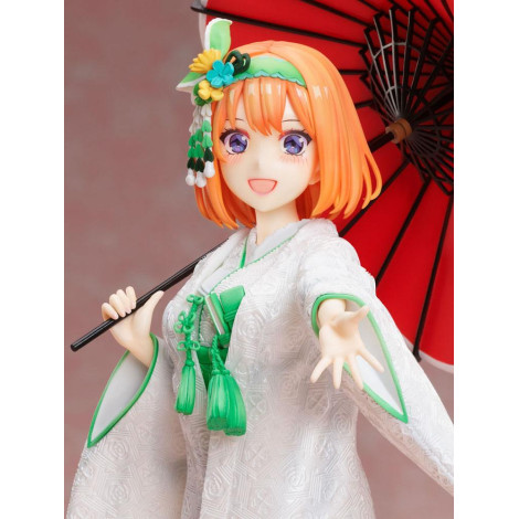 Figura Os Quíntuplos Quintessenciais 2 1/7 Yotsuba Nakano Shiromuku 23 Cm