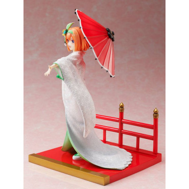 Figura Os Quíntuplos Quintessenciais 2 1/7 Yotsuba Nakano Shiromuku 23 Cm