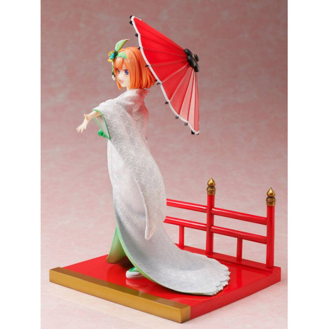 Figura Os Quíntuplos Quintessenciais 2 1/7 Yotsuba Nakano Shiromuku 23 Cm