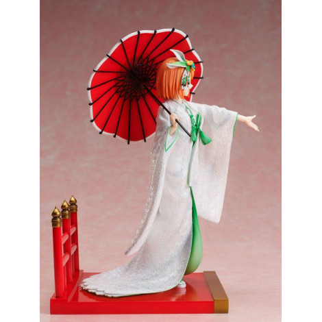 Figura Os Quíntuplos Quintessenciais 2 1/7 Yotsuba Nakano Shiromuku 23 Cm