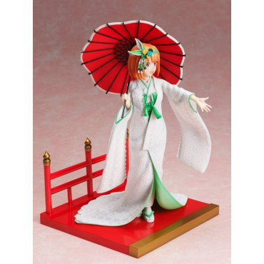 Figura Os Quíntuplos Quintessenciais 2 1/7 Yotsuba Nakano Shiromuku 23 Cm