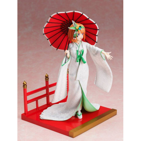 Figura Os Quíntuplos Quintessenciais 2 1/7 Yotsuba Nakano Shiromuku 23 Cm