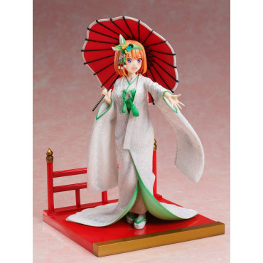 Figura Os Quíntuplos Quintessenciais 2 1/7 Yotsuba Nakano Shiromuku 23 Cm