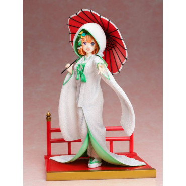 Figura Os Quíntuplos Quintessenciais 2 1/7 Yotsuba Nakano Shiromuku 23 Cm