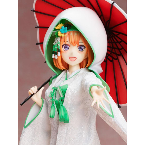 Figura Os Quíntuplos Quintessenciais 2 1/7 Yotsuba Nakano Shiromuku 23 Cm