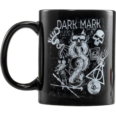 Conjunto Harry Potter - Caneca Dark Mark 315 ml + Meias (Tamanho 36-41)