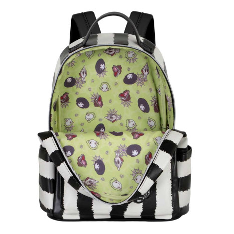 Saco de mochila às riscas Beetlejuice