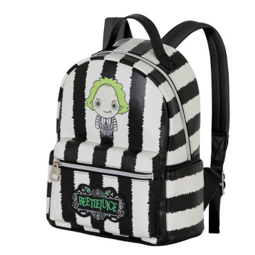 Saco de mochila às riscas Beetlejuice