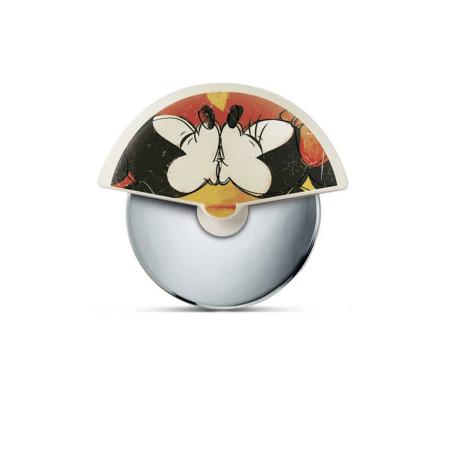 Mickey Mouse Cortador de pizza e Minnie Mouse vermelha