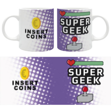 Caneca Retrogaming Super Geek