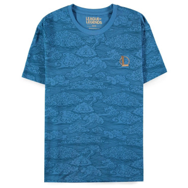T-shirt azul de League Of Legends