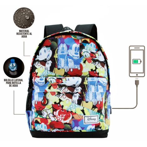 Mochila Mickey Mouse Disney Multicolorida