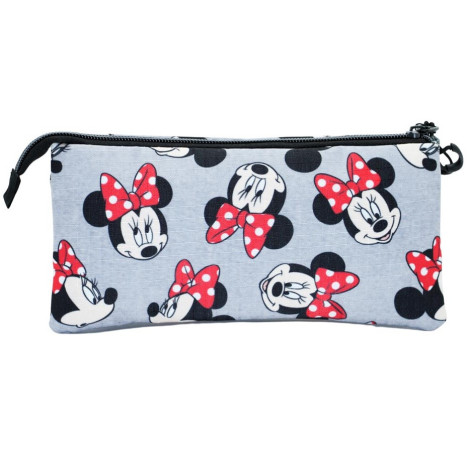 Mala tripla cinzenta da Minnie Mouse Disney