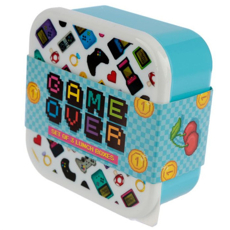 Set de 3 Tupper Infantiles Game Over