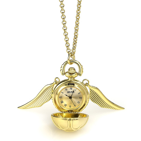 Pingente de relógio Harry Potter Snitch Dourado